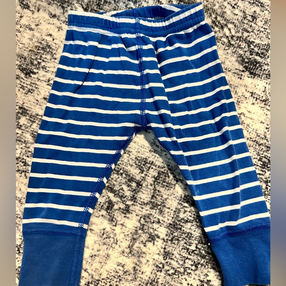 Anna Handersson pants - cute white and blue baby pants - baby pants